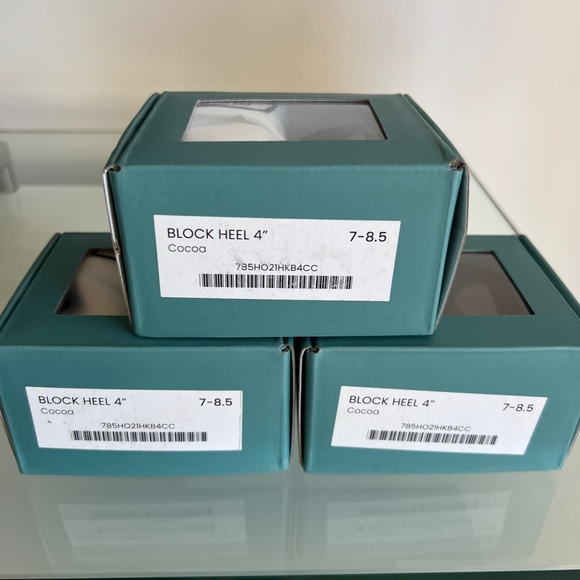 PASHION FOOTWEAR Block Heel Kit 4 COCOA - Picture 7 of 7